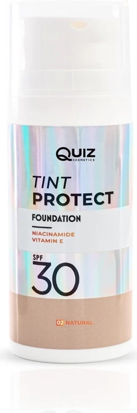 Fondatinë për femra Quiz Cosmetics Tint Protect SPF30 N°02 Natural 30ml