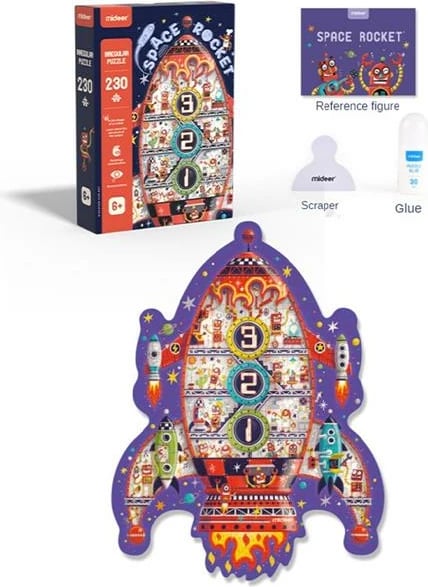 Puzzle Mideer Space Rocket 230 Copë
