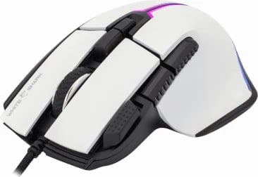 Maus Gaming White Shark,Marrok ,RGB, 12000dpi, i bardhë