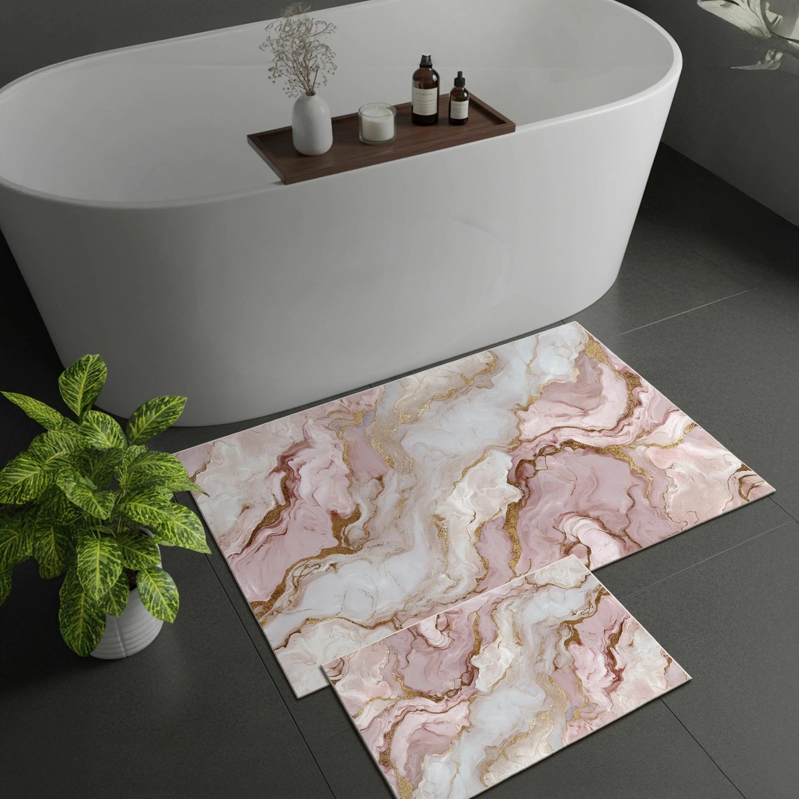 Set tapetash për banjo (2 copë), Mijolnir, Asr12, rozë