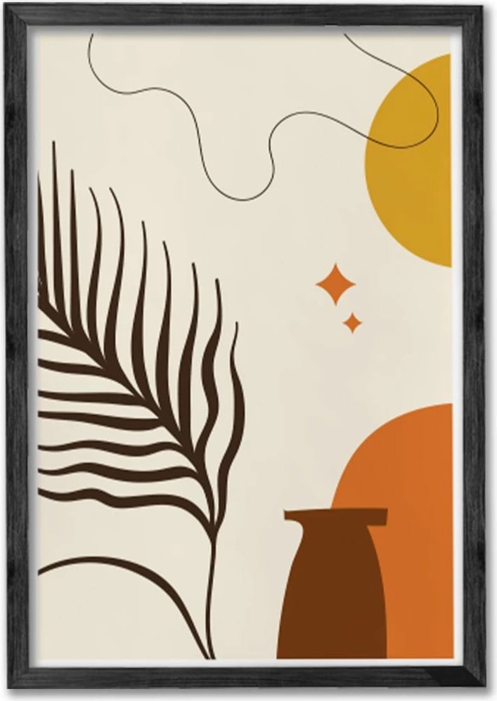 Pikturë dekorative me kornizë (3 copë), Wallity, Ersy3Syhcrv13