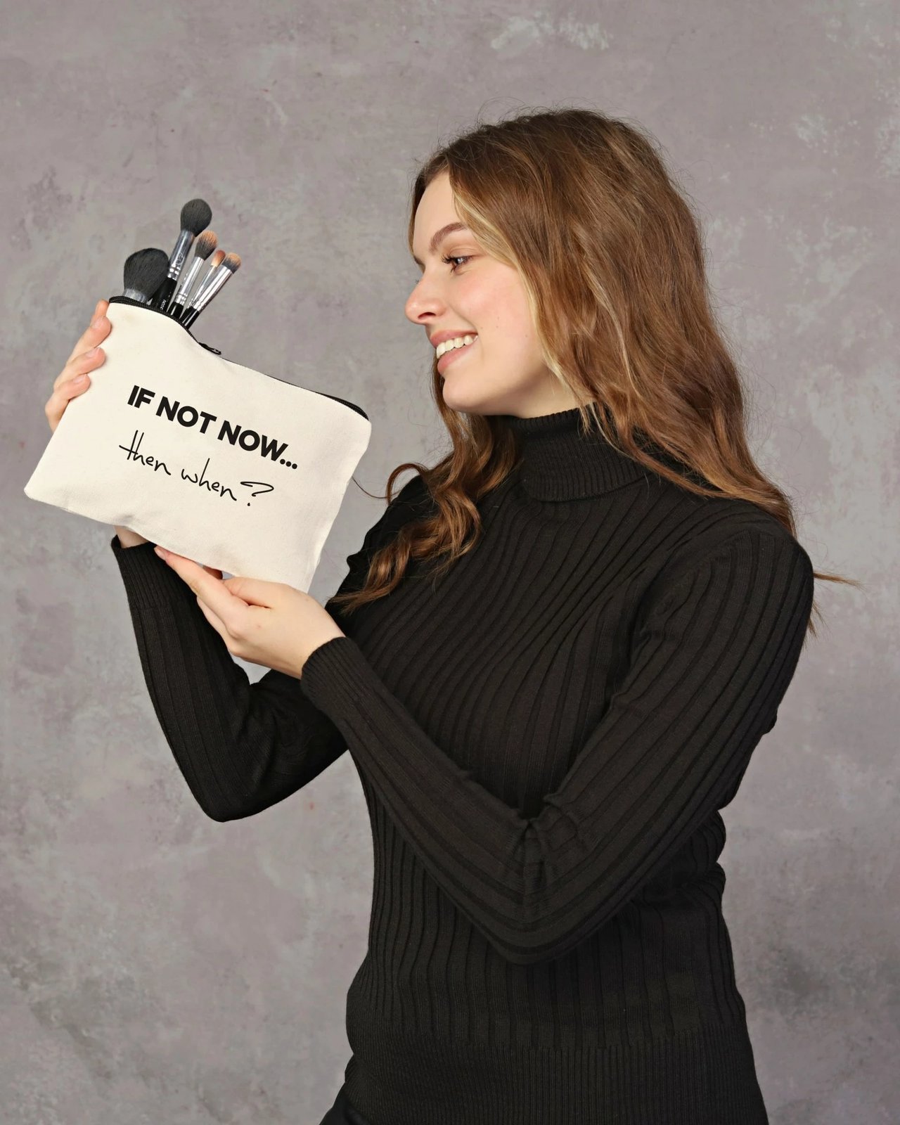 Çantë për make-up Zoozie Bags, krem, 25x18cm, 0689