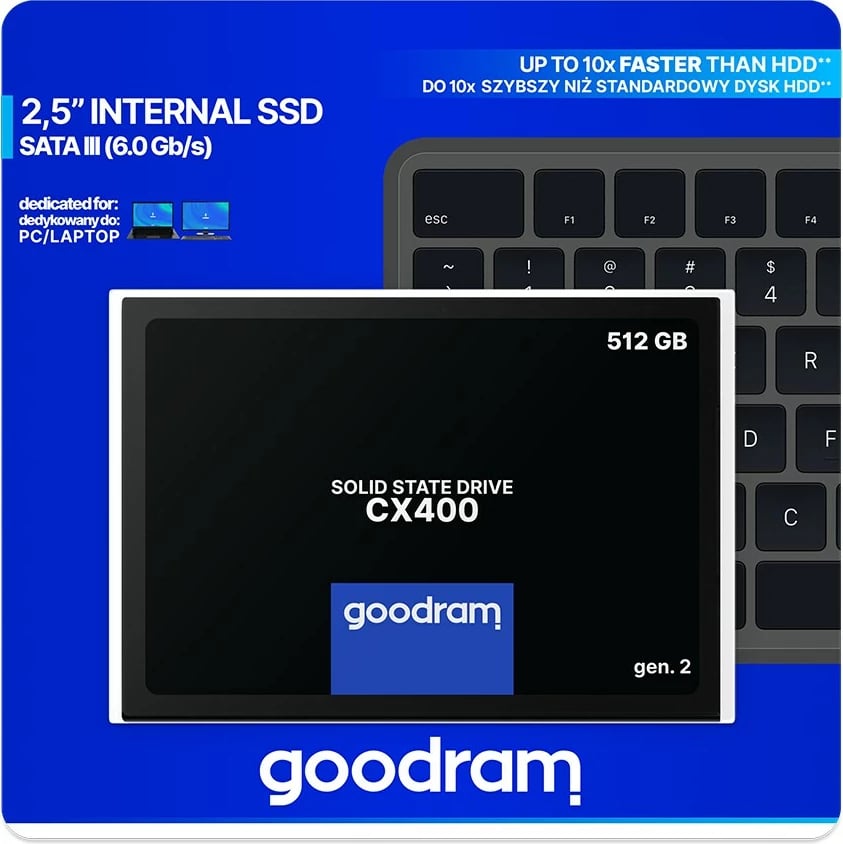 SSD Goodram CX100, 2.5'', 512GB