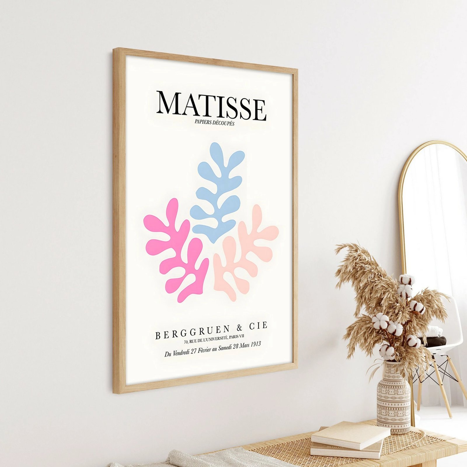 Pikturë dekorative me kornizë MDF, Wallity, Huhu289, shumëngjyrëshe, 30x40cm