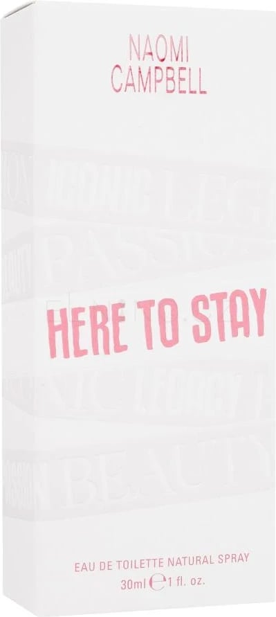 Eau de Toilette Naomi Campbell Here To Stay, 30 ml