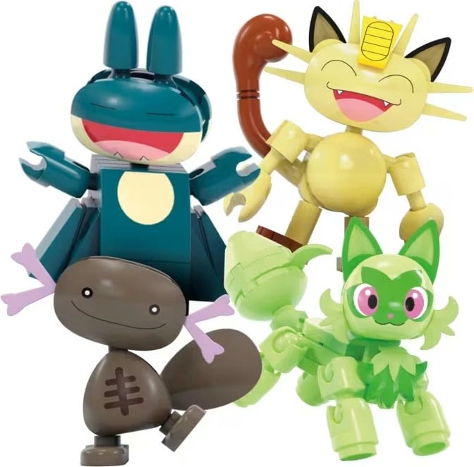 Set ndërtimi Mega Bloks Pokémon Ferris Wheel HXF80, 393 pjesë, plastikë