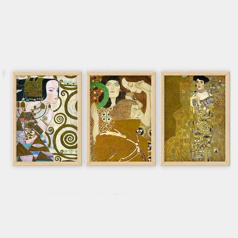 Pikturë dekorative me kornizë (3 copë), Wallity, 3NTC_UN6645856_3545