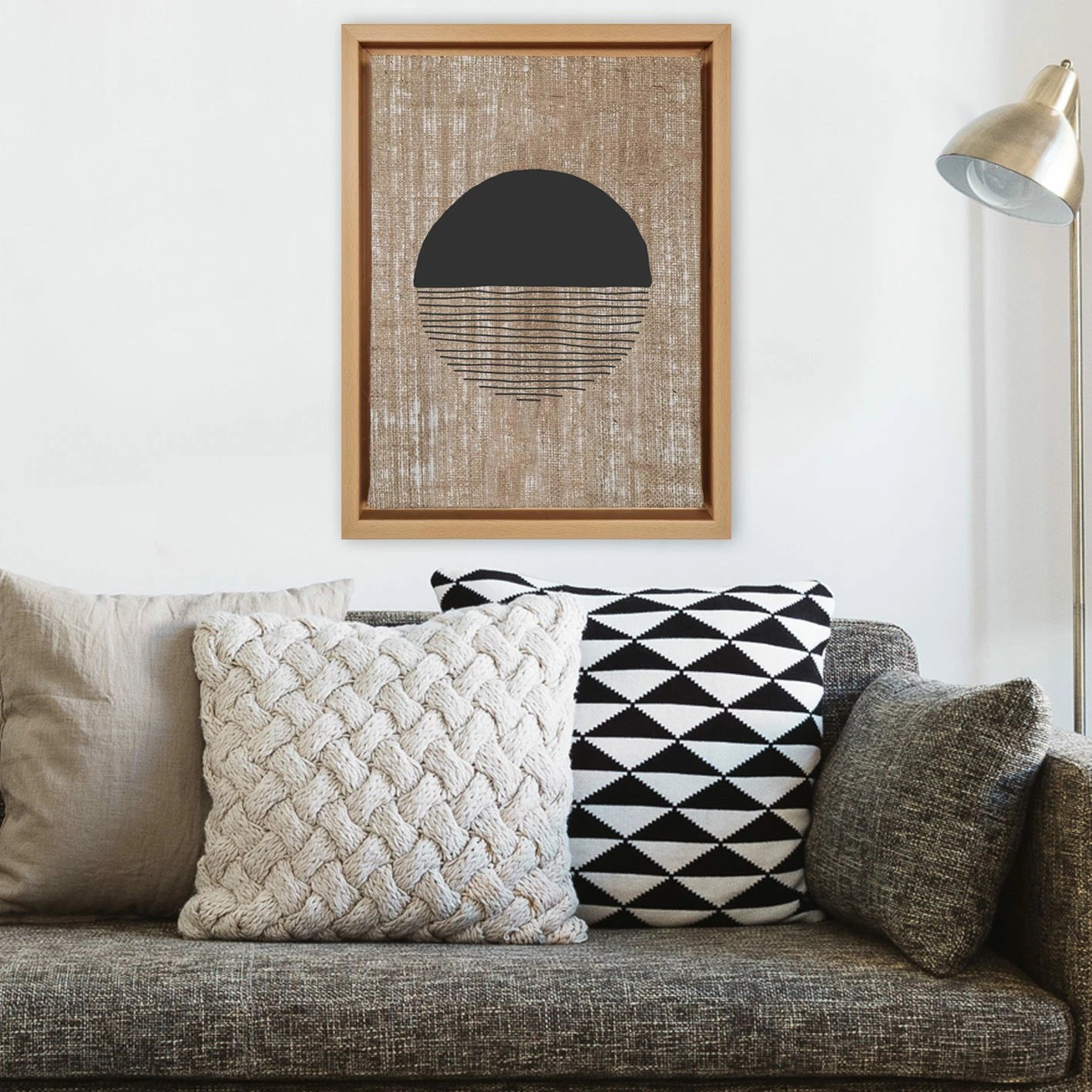 Pikturë dekorative në kanavacë Wallity, LNJ1789332782 - 4666, shumëngjyrëshe, 46x66cm