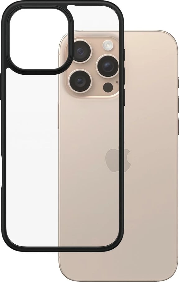 Mbështjellës PanzerGlass për iPhone 16 Pro Max, transparent, black