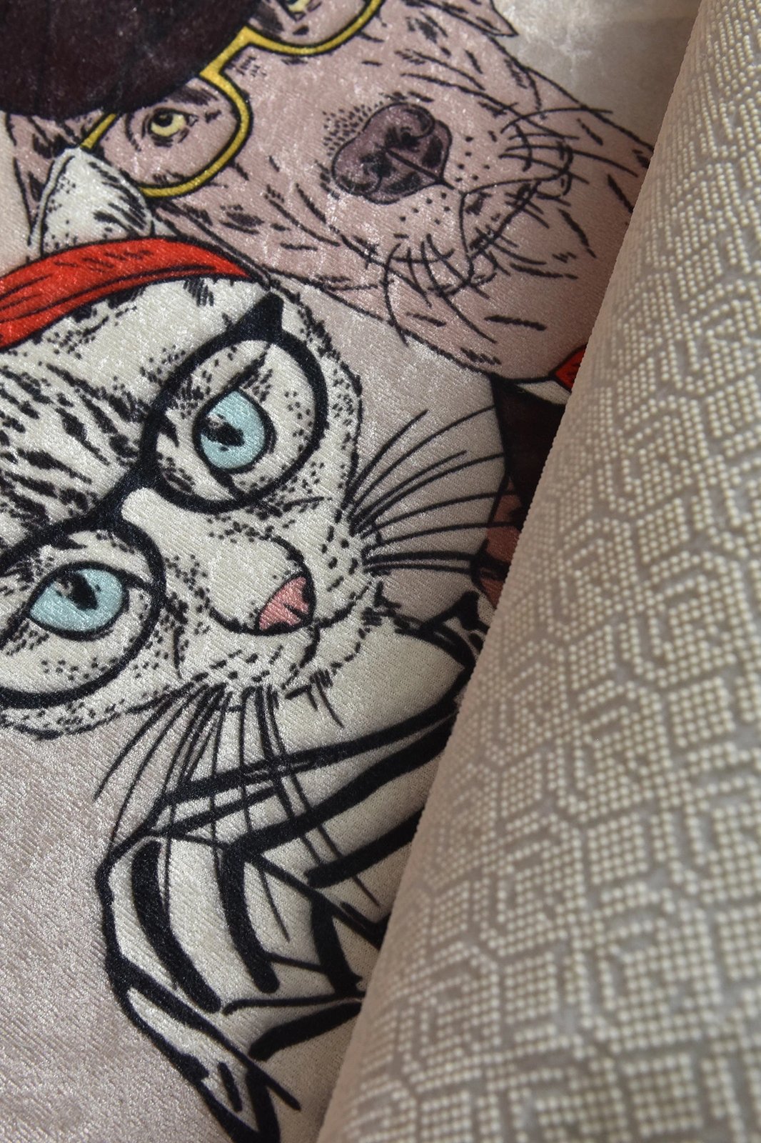 Qilim rrumbullak, dizajn çift, shumëngjyrësh, 100 cm Qilim rrumbullak, dizajn çift, shumëngjyrësh, 100 cm