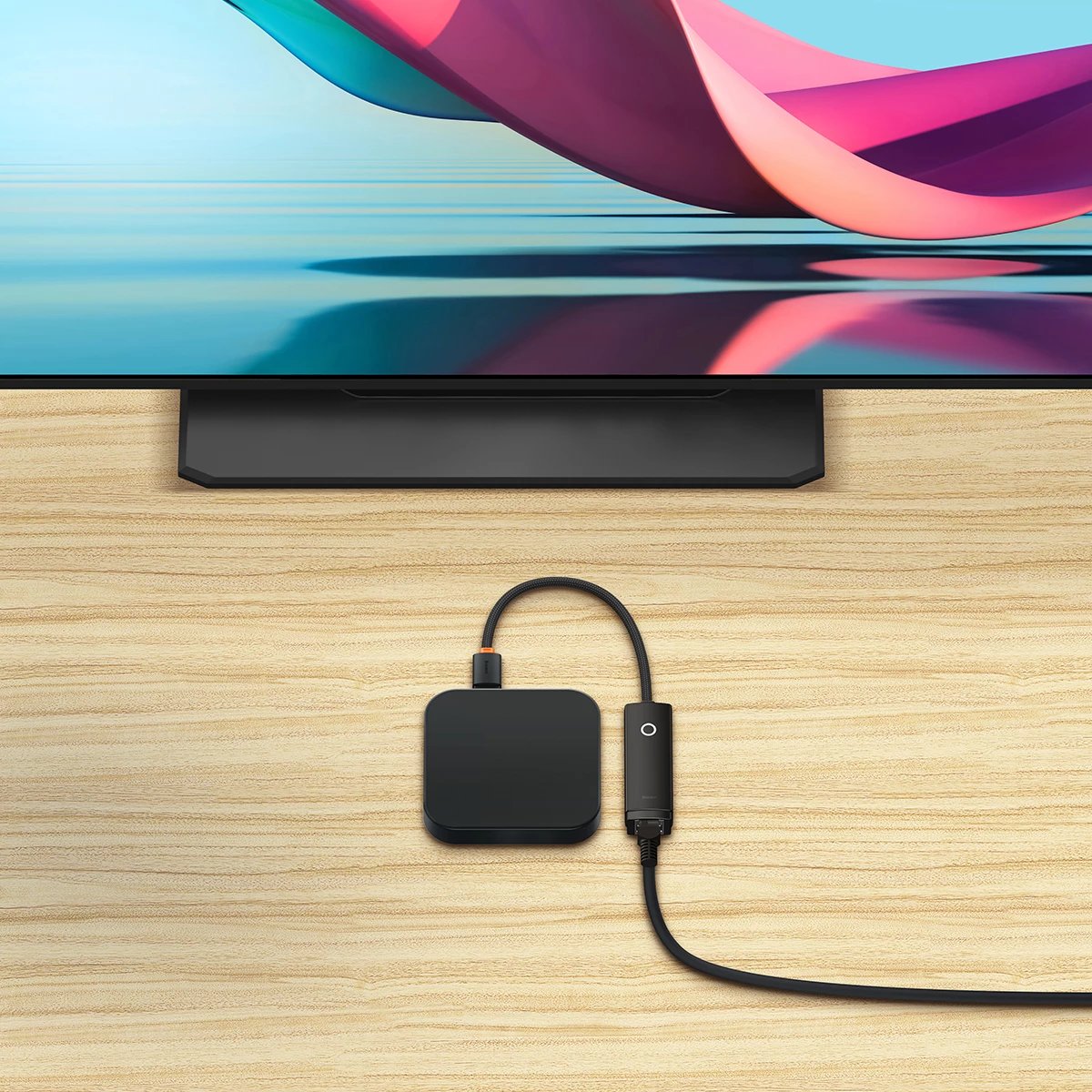 Adapter rrjeti Baseus Lite Series, USB Type-A në RJ45 LAN, 100Mbps, i zi Adapter rrjeti Baseus Lite Series, USB Type-A në RJ45 LAN, 100Mbps, i zi