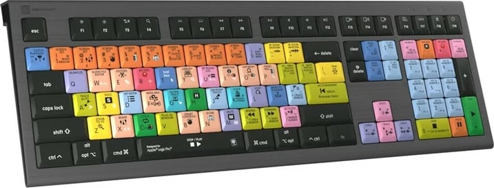 Tastierë LogicKeyboard Astra 2 UK për Mac, Logic Pro X2, shumëngjyrëshe