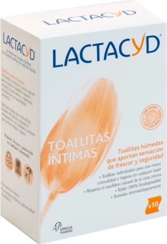 Shampon intim Lactacyd, 10 copë, unisex