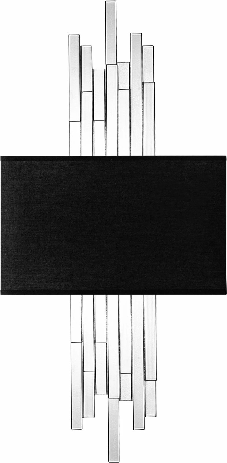 Llambë muri Opviq, Axıs - 15124, trup metalik, kapak prej tekstili, e bardhë dhe e zezë Llambë muri Opviq, Axıs - 15124, trup metalik, kapak prej tekstili, e bardhë dhe e zezë