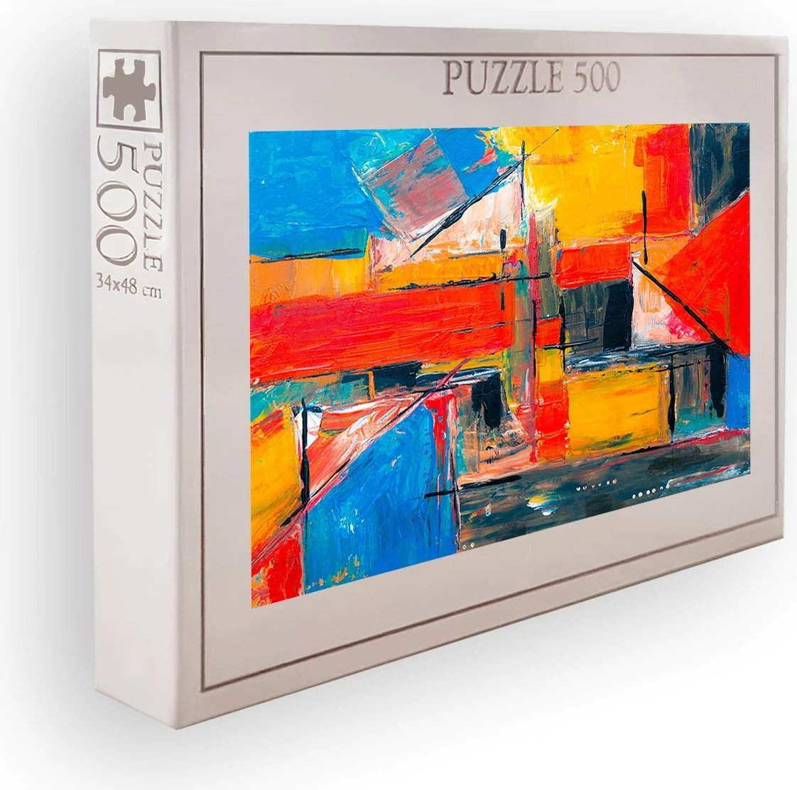Puzzle 500 copë, Evila Originals, shumëngjyrësh, PZL_0149_500