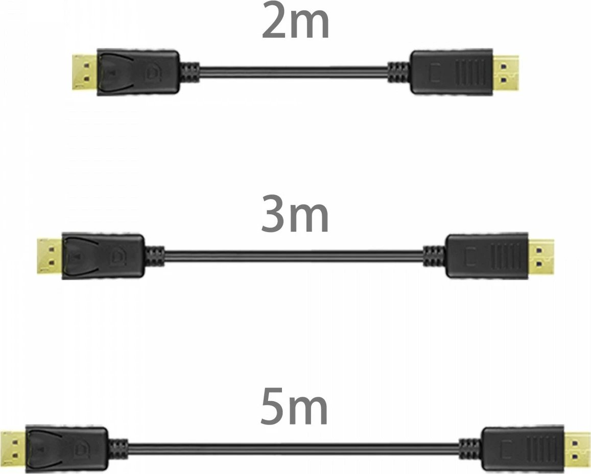 Kabllo DisplayPort Unitek Y-C609BK, 3.0m, e zezë