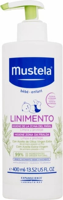 Locion trupi Mustela Bébé Liniment për fëmijë, 400ml