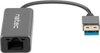 Kartelë rrjeti USB 3.0 Natec Cricket, RJ-45 1Gbps, Gri Kartelë rrjeti USB 3.0 Natec Cricket, RJ-45 1Gbps, Gri