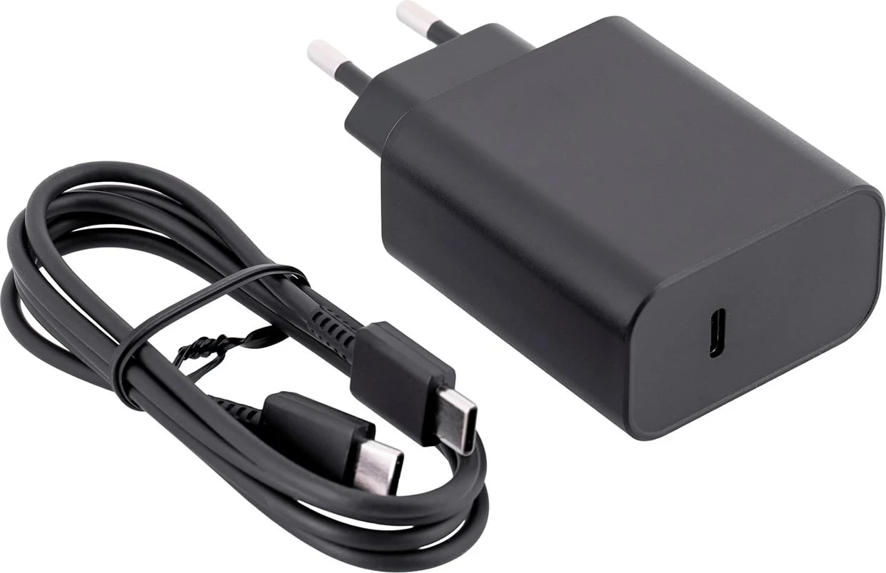 Karikues wireless Samsung GP-PWU024WIABW, për smartwatch, celular, kufje, 15W, USB Type-C, zi/argjendtë