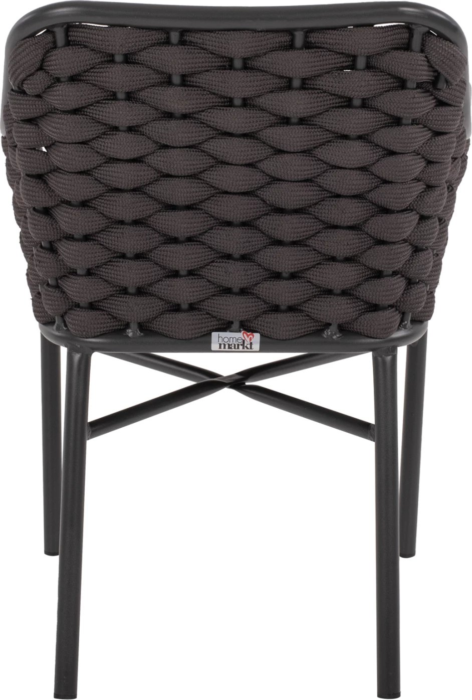 Karrige alumini me litar, ngjyrë gri, FH5858.01, 56x58x76 cm