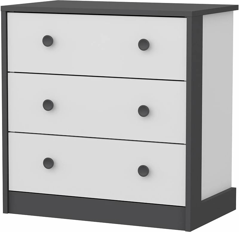 Konsolë Skye Decor, e bardhë, antracit