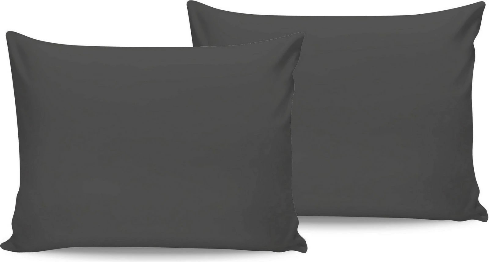 Set këllëfësh jastëku (2 copë), ngjyrë antracit, L'Essentiel Linge de Maison