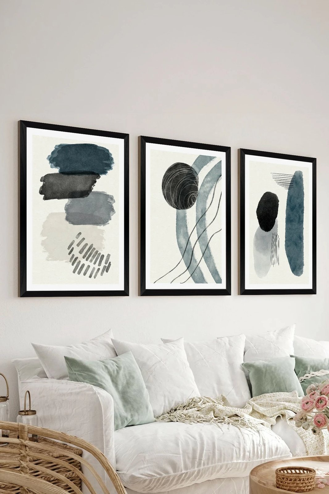 Set pikturash dekorative (3 copë), Wallity, Artsycllct19