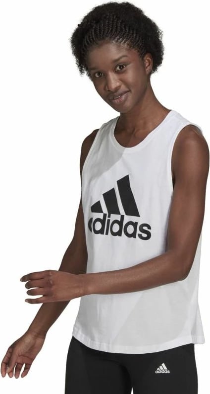 Maicë adidas për femra, e bardhë Maicë adidas për femra, e bardhë