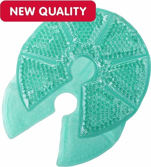 Kompresa gjiri me xhel, AKUKU, përdorim i ngrohtë/ftohtë, transparente, set 2 copë