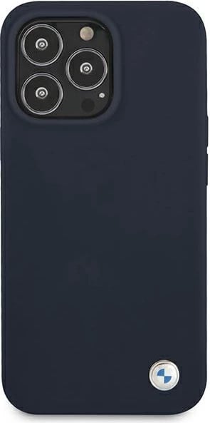 Mbështjellës BMW Silicone Signature për iPhone 13 Pro Max 6.7", Blu e errët