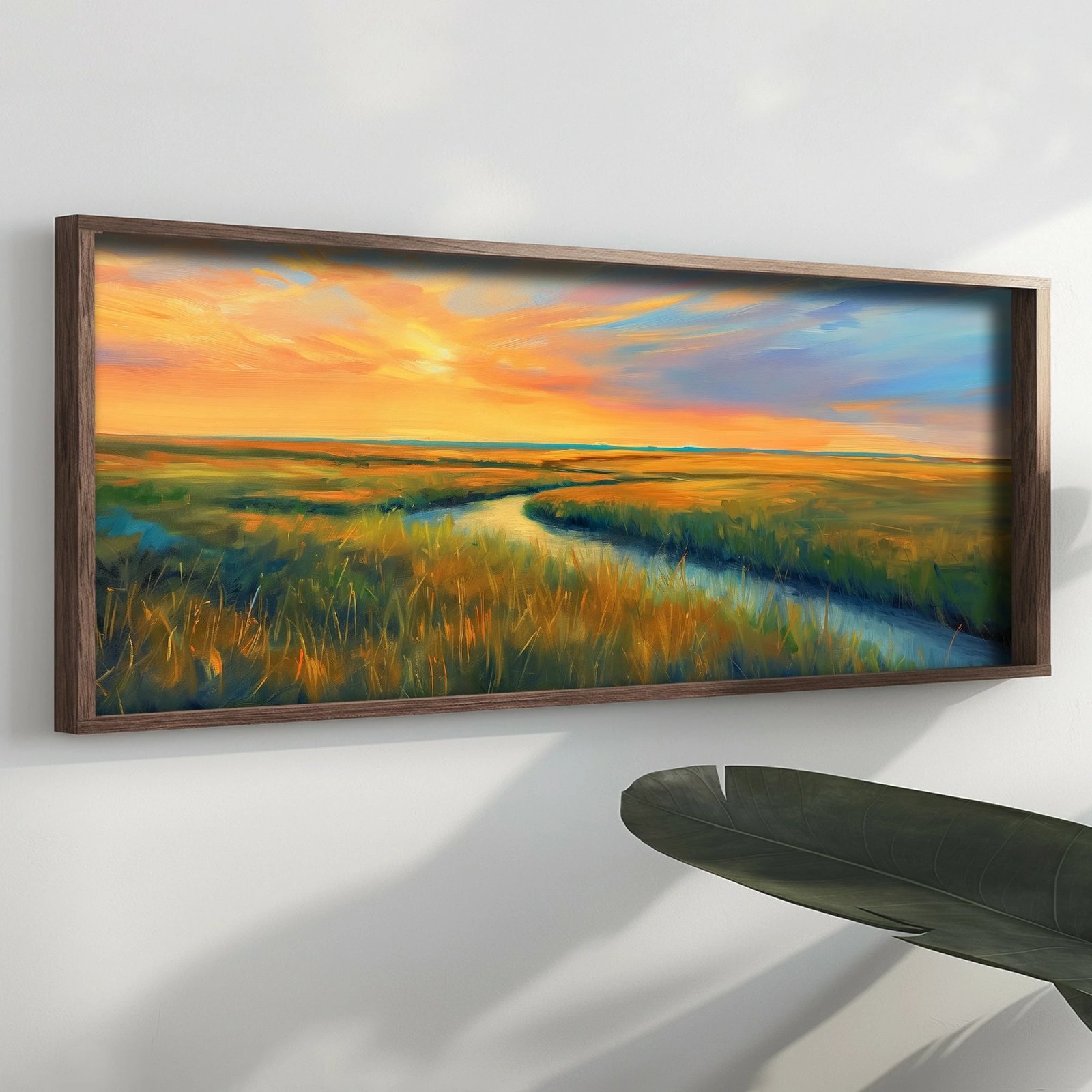 Pikturë dekorative me kornizë, MDF, Wallity, EMR036, shumëngjyrëshe, 40x120x3.5cm