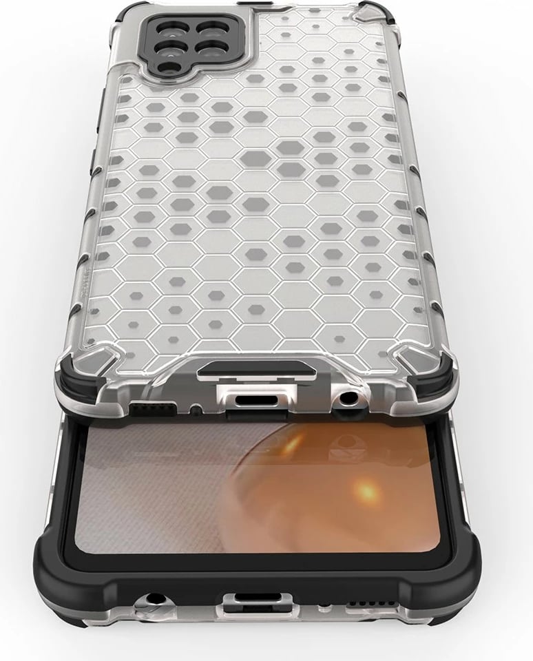 Mbështjellës Hurtel Honeycomb për Samsung Galaxy A42 5G, Transparent