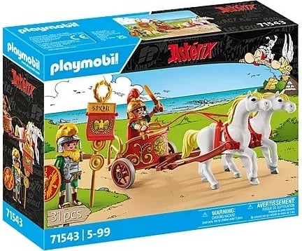 Set lodrash Playmobil Asterix 71543 Roman Chariot, 31 pjesë