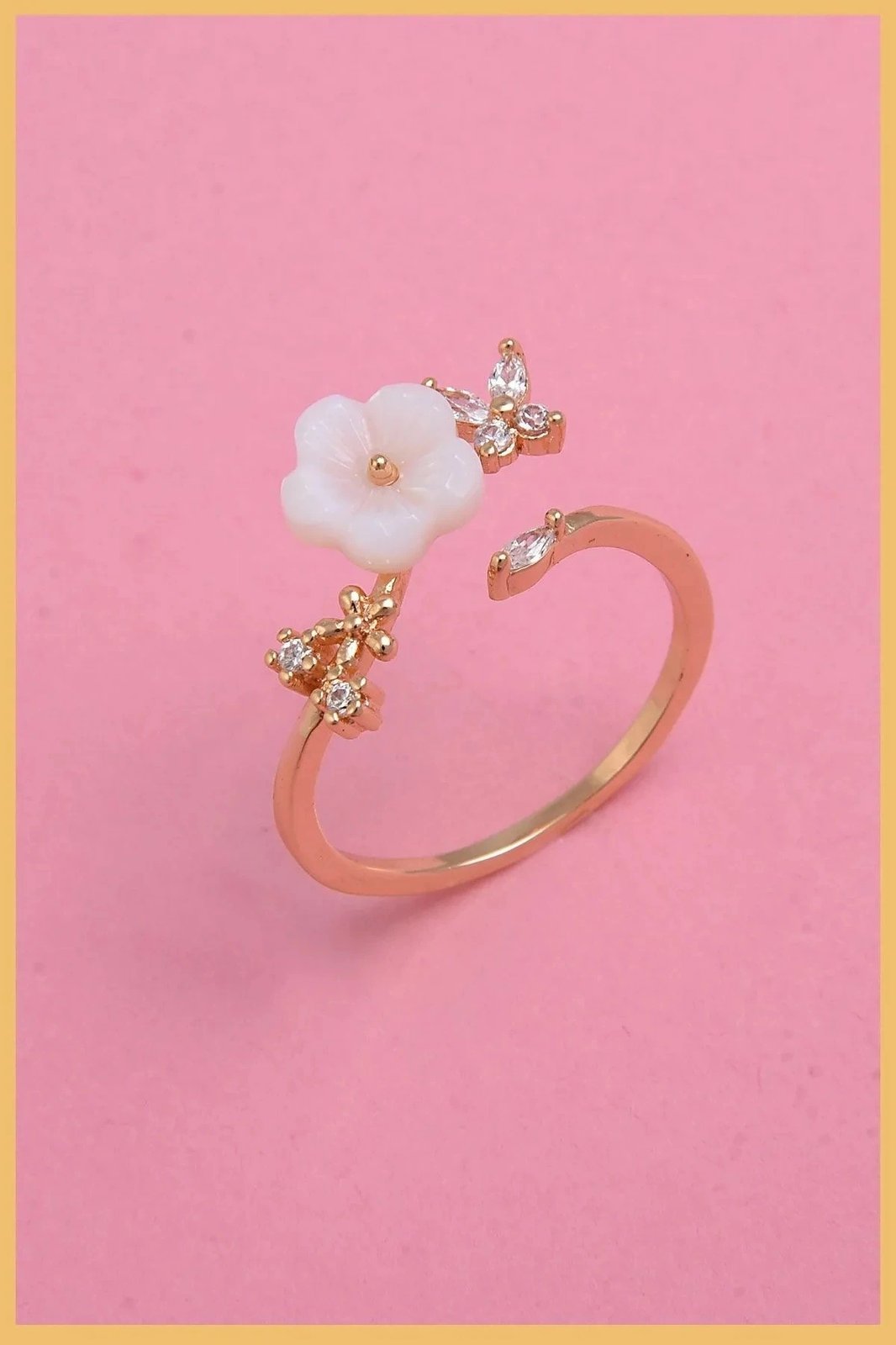 Unazë floriri me lule, Jumeon, një madhësi