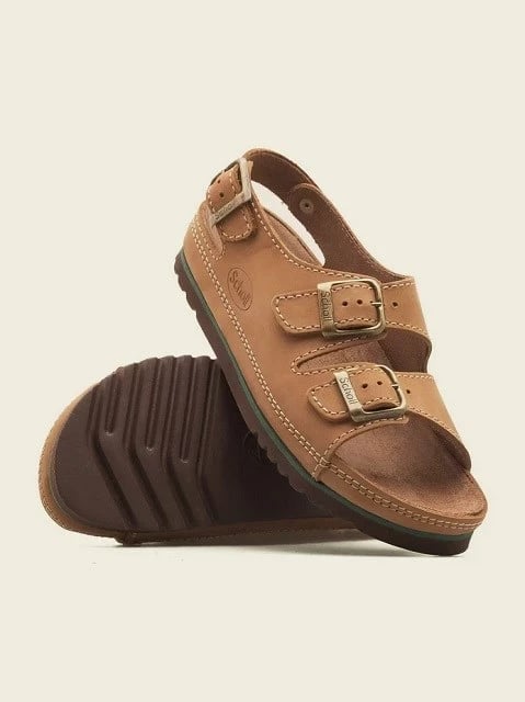 Flip-flopa Mobilex Scholl Air Bag, unisex, për të rritur, ngjyrë bezhë, Nr. 41