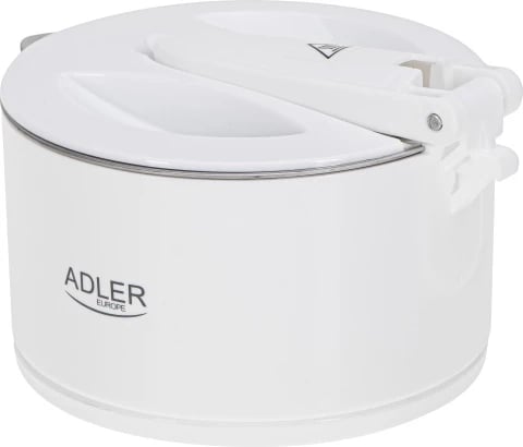Çajnik elektrik udhëtimi silikon i palosshëm, Adler AD 1377, 0.6 L 600 W, me çantë, i bardhë