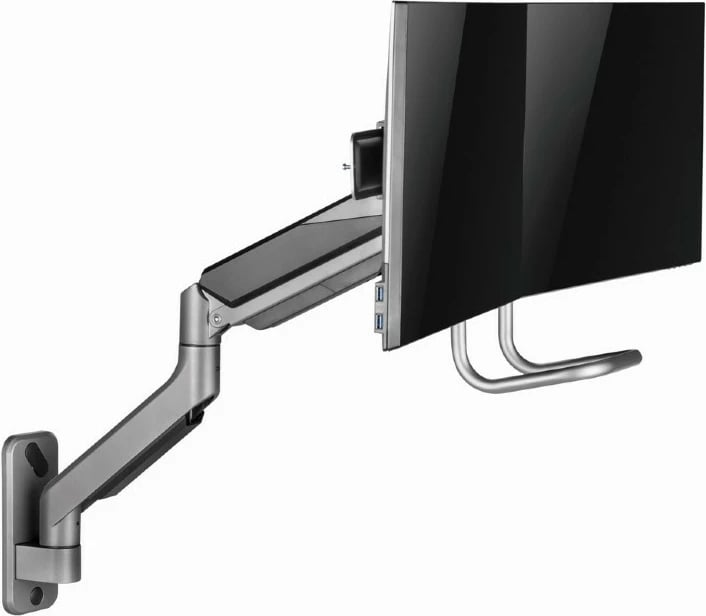 Mbajtës muri për dy monitorë Gembird MA-WA2-02, 17-32 inç, i zi Mbajtës muri për dy monitorë Gembird MA-WA2-02, 17-32 inç, i zi