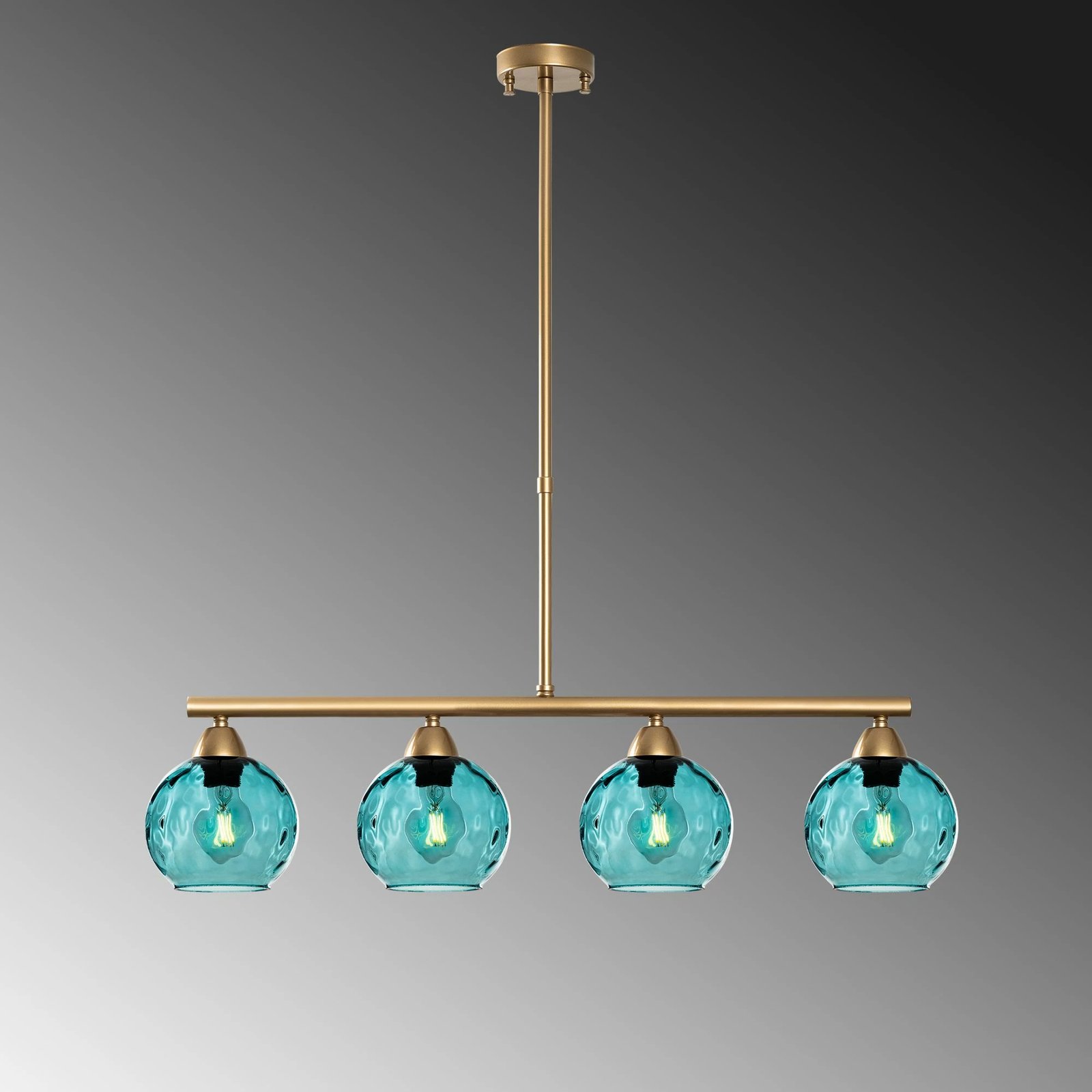 Llambadar Opviq, Benek - 15 - 14442, ngjyrë kaltër dhe ari