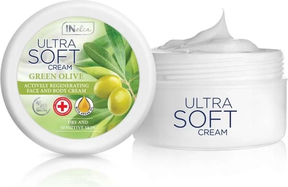 Krem rigjenerues për fytyrë dhe trup Ultra Soft Green Olive, 200ml