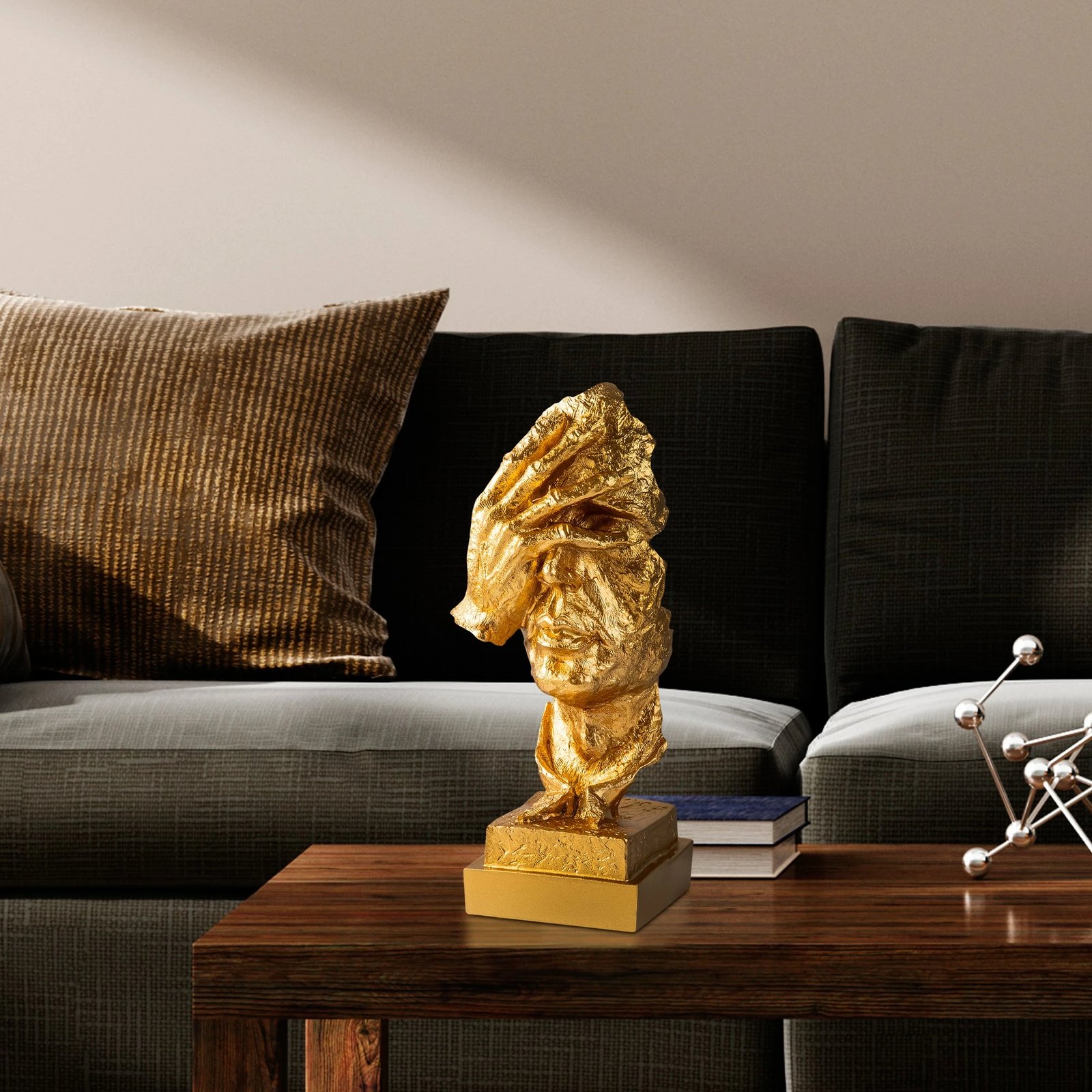 Objekt dekorativ Evila Originals, ngjyrë ari, Yak-032