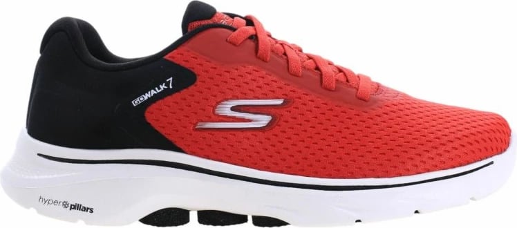 Atlete për meshkuj Skechers, të zeza të kuqe
