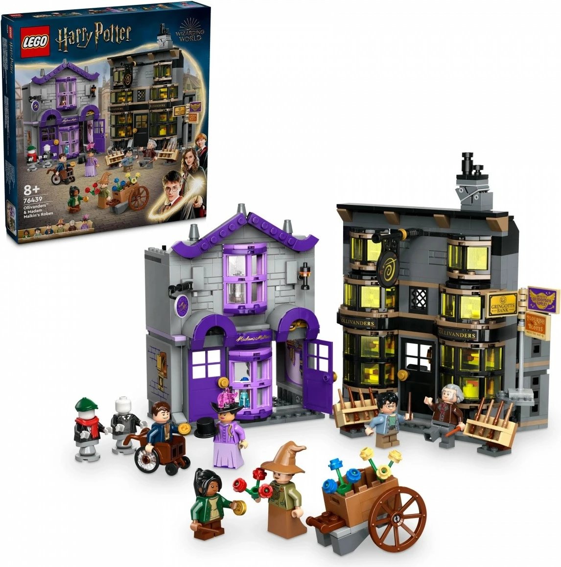 Set LEGO Harry Potter 76439 Ollivander's & Madame Malkin's, 744 pjesë