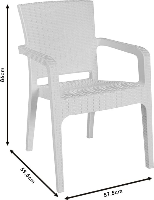 Karrige Halcyon PP ngjyrë kapuçino