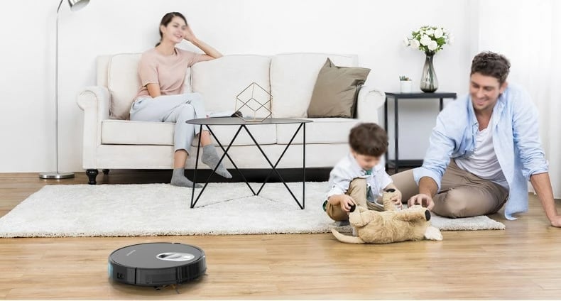 Fshesë robotike Mamibot ExVac680S, e zezë