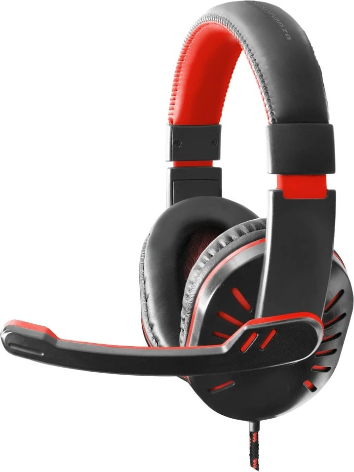Kufje gaming Esperanza EGH330R me mikrofon, Stereo, të zeza/kuqe