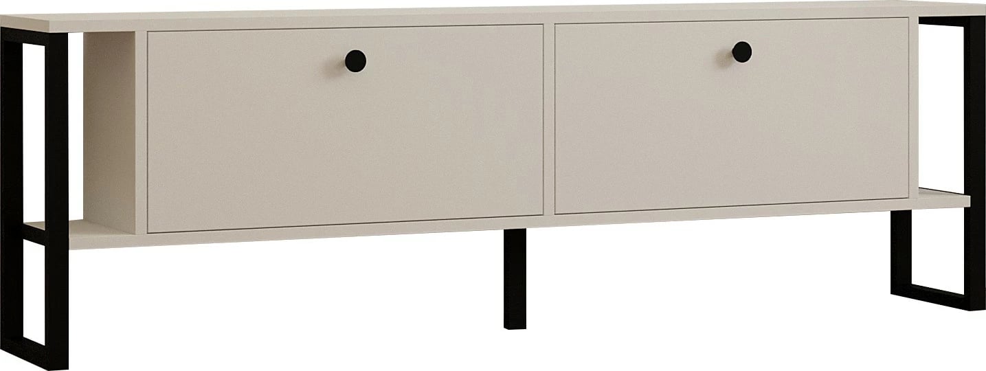 Komodë TV Skye Decor, ahu-bardhë