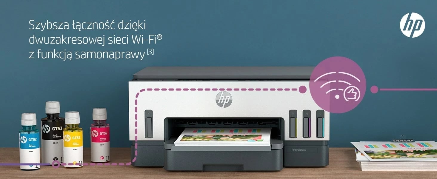 Printer HP Smart Tank 720, All-in-One, Termal inkjet, Gri Printer HP Smart Tank 720, All-in-One, Termal inkjet, Gri