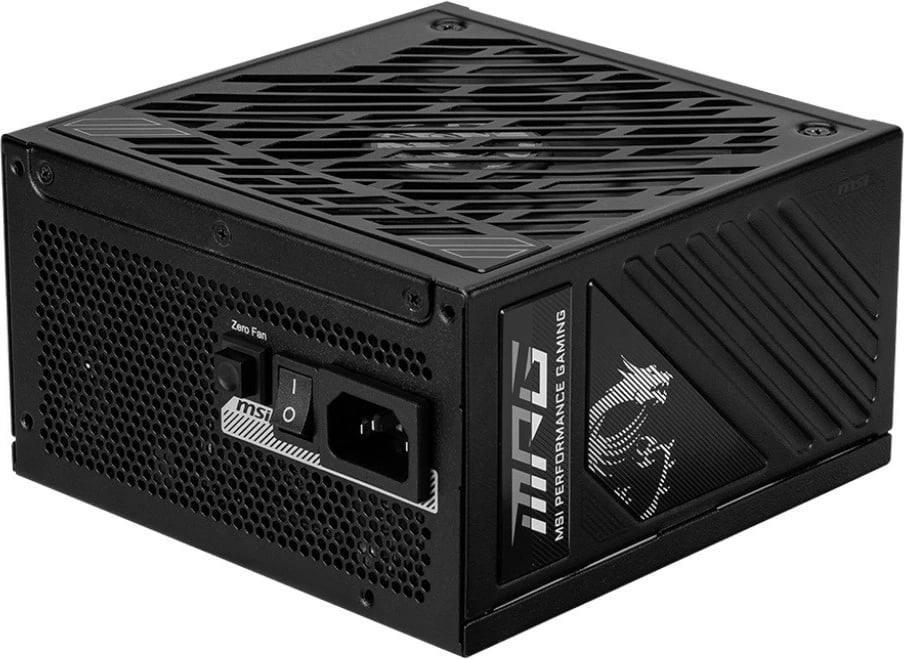 Kasë furnizimi MSI MPG A1250GS PCIE5, 1250 W, 80 PLUS Gold, Modular, E zezë