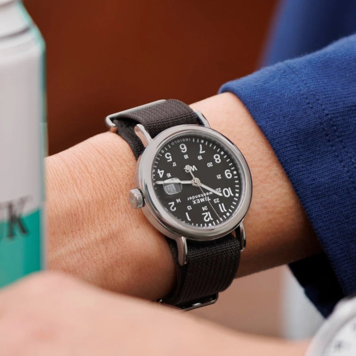 Orë dore TIMEX TW2W86100, e zezë