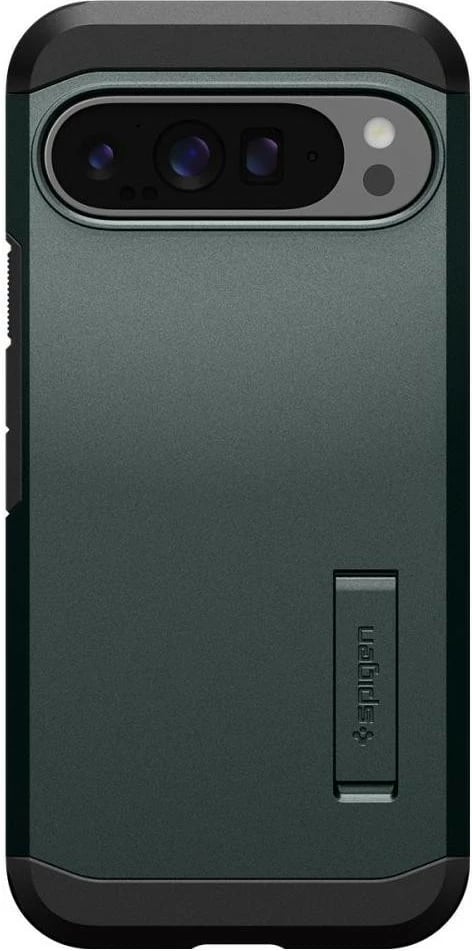 Mbështjellës SPIGEN Spigen Tough Armor Google Pixel 9 PRO XL, e gjelbër e errët
